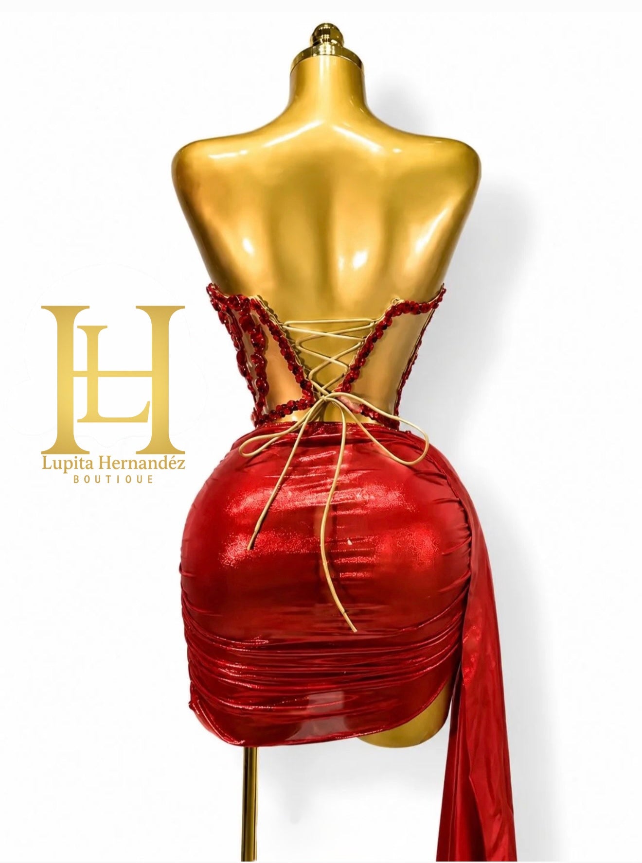 Conjunto de corset con Piedreria
