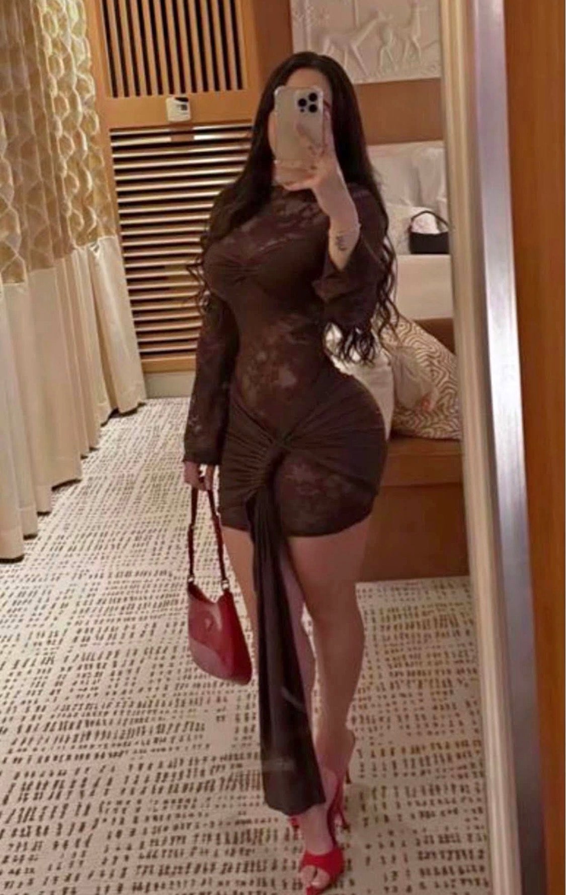 Vestido chocolate