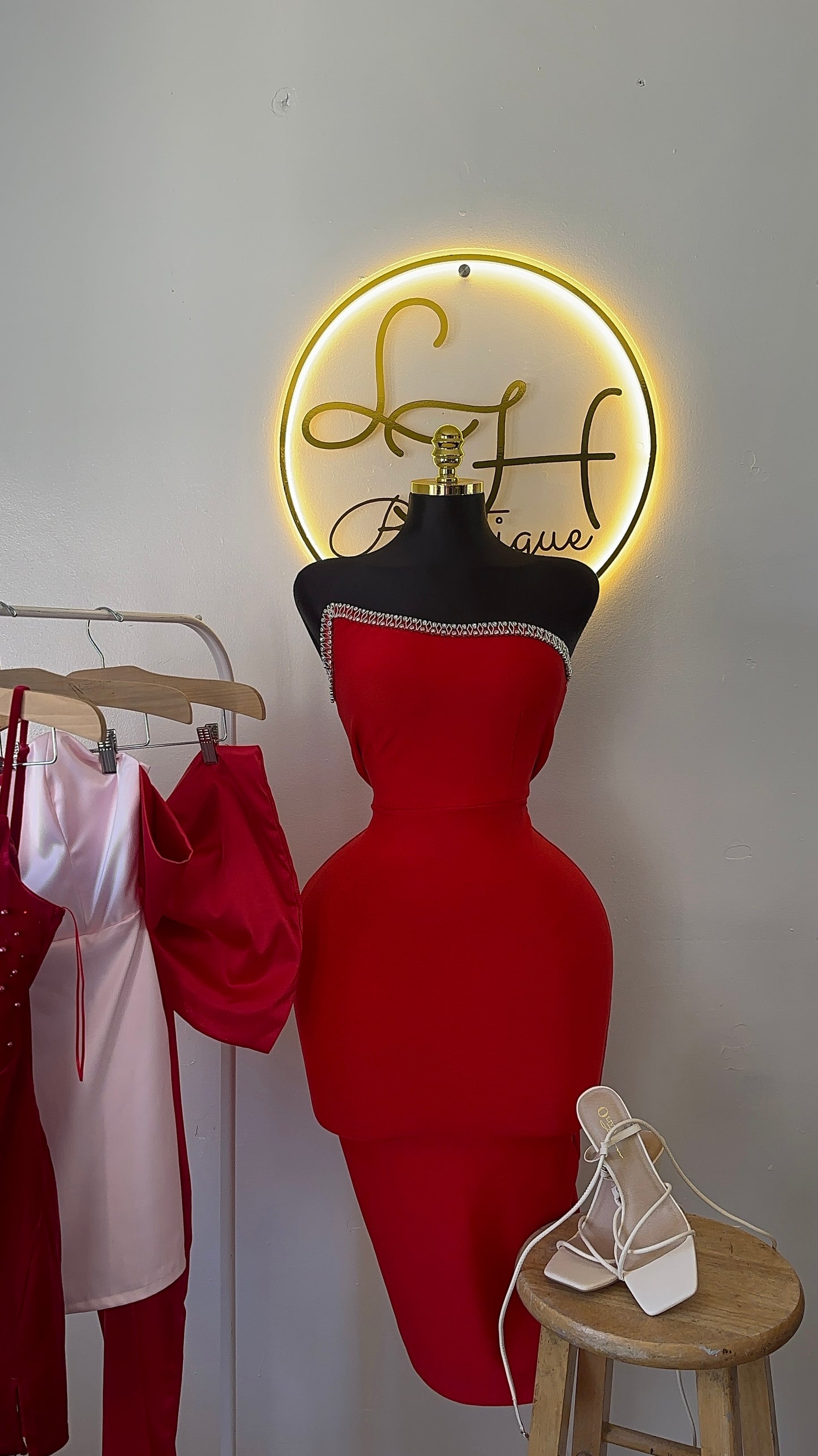 Vestido elegante rojo ✨