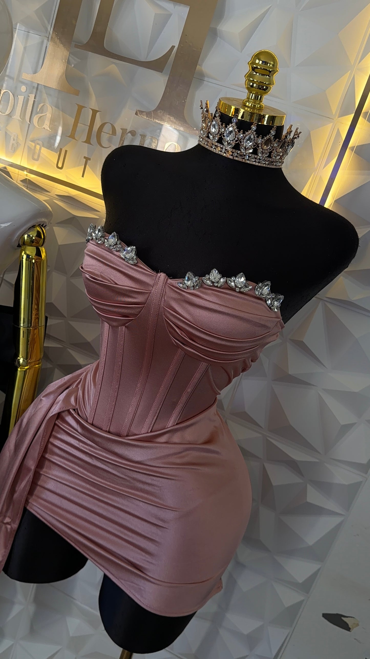 Vestido corset Pink