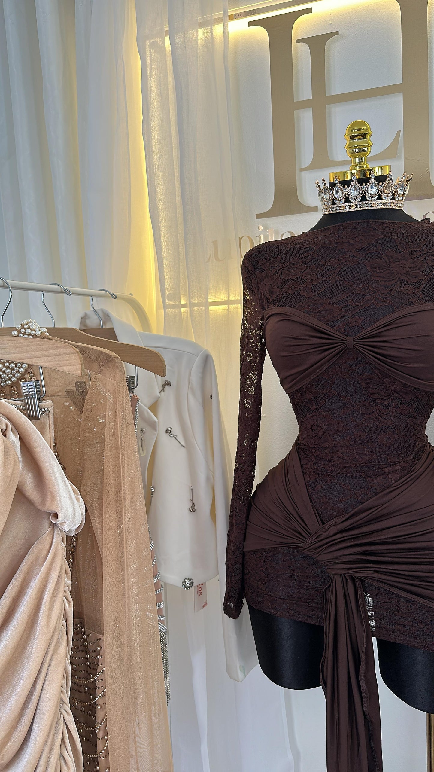 Vestido chocolate