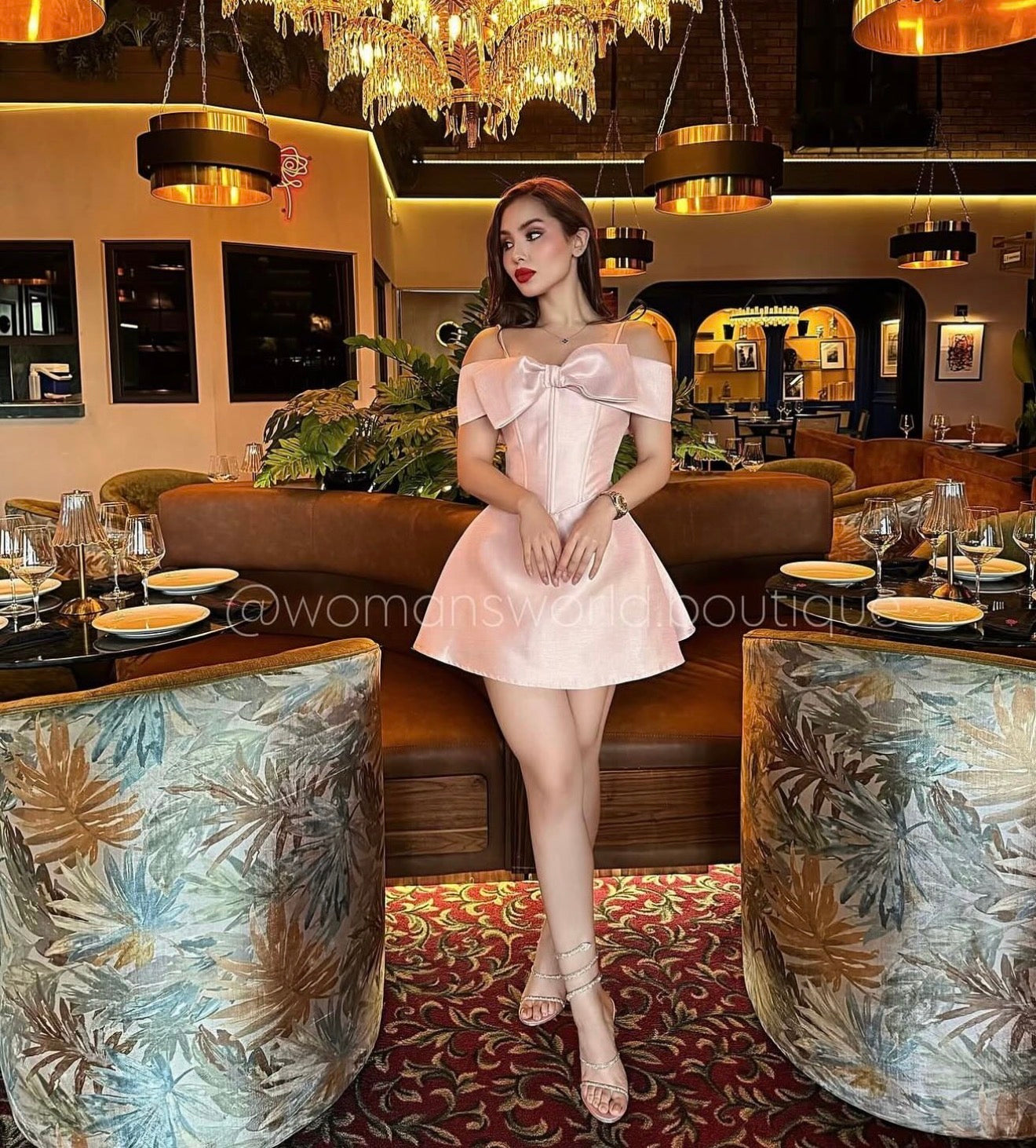 Vestido corset coquette