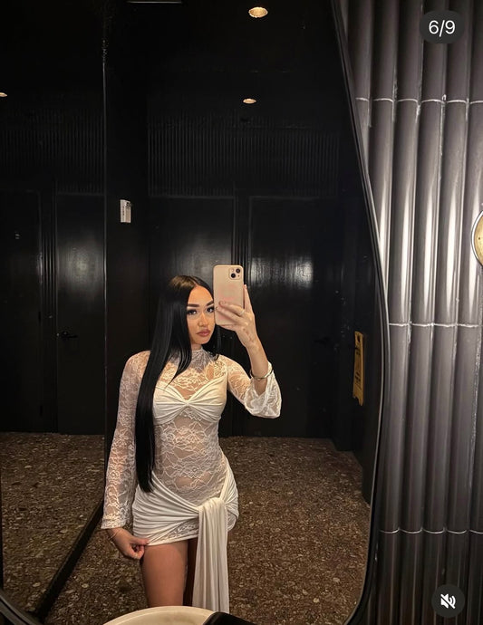 Vestido encaje blanco