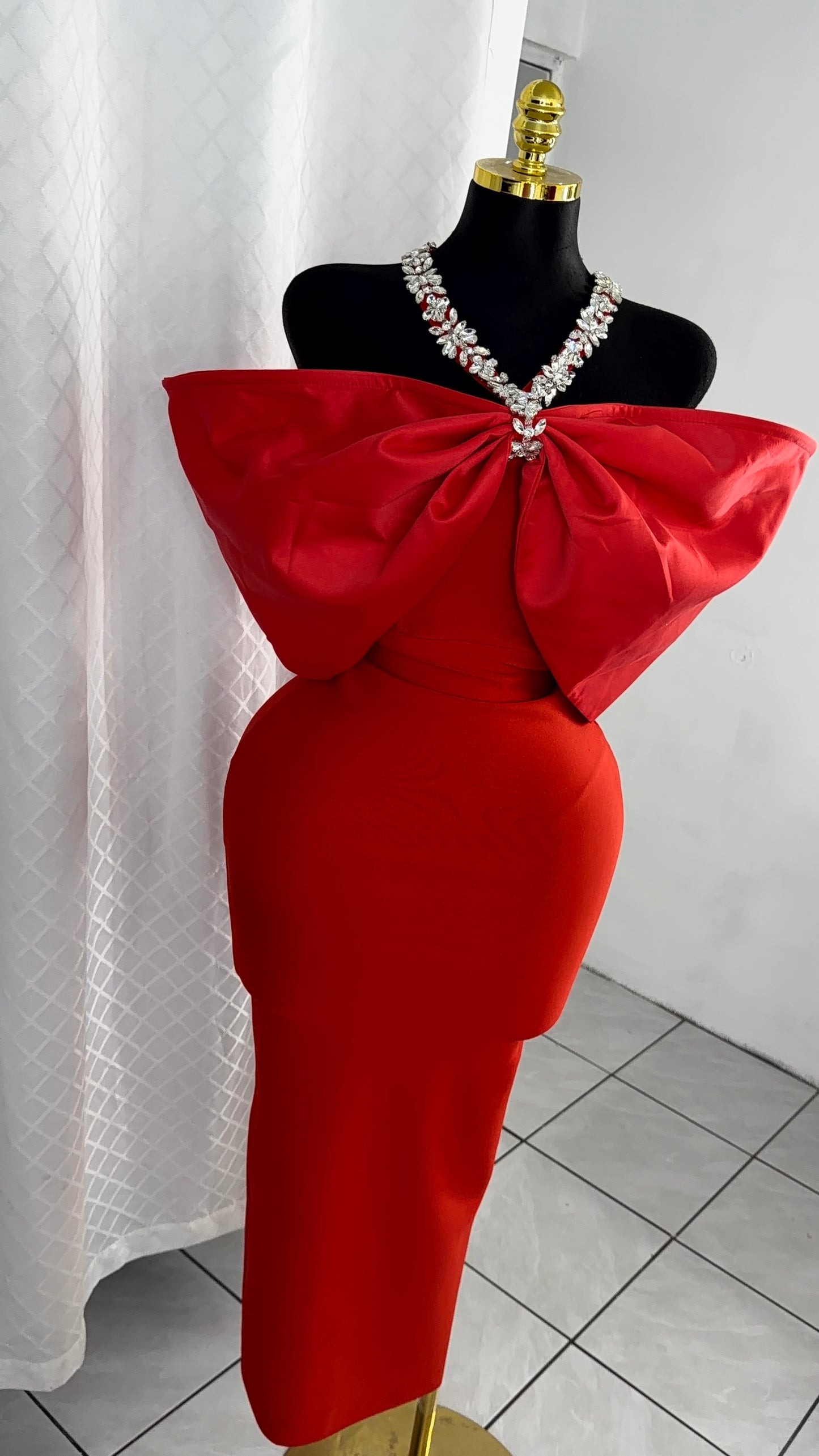 Vestido súper moño