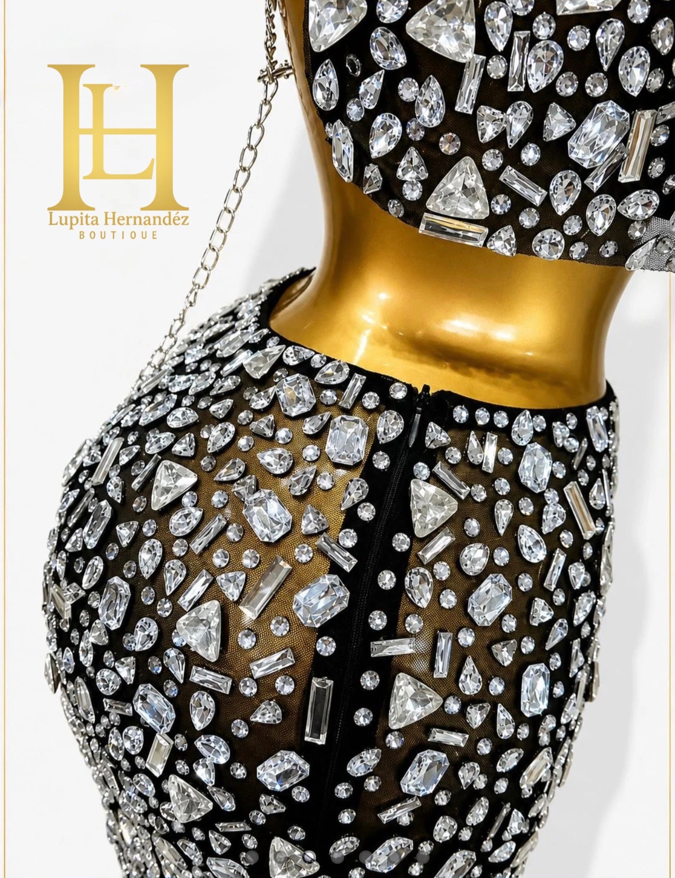 Conjunto de Piedreria negro