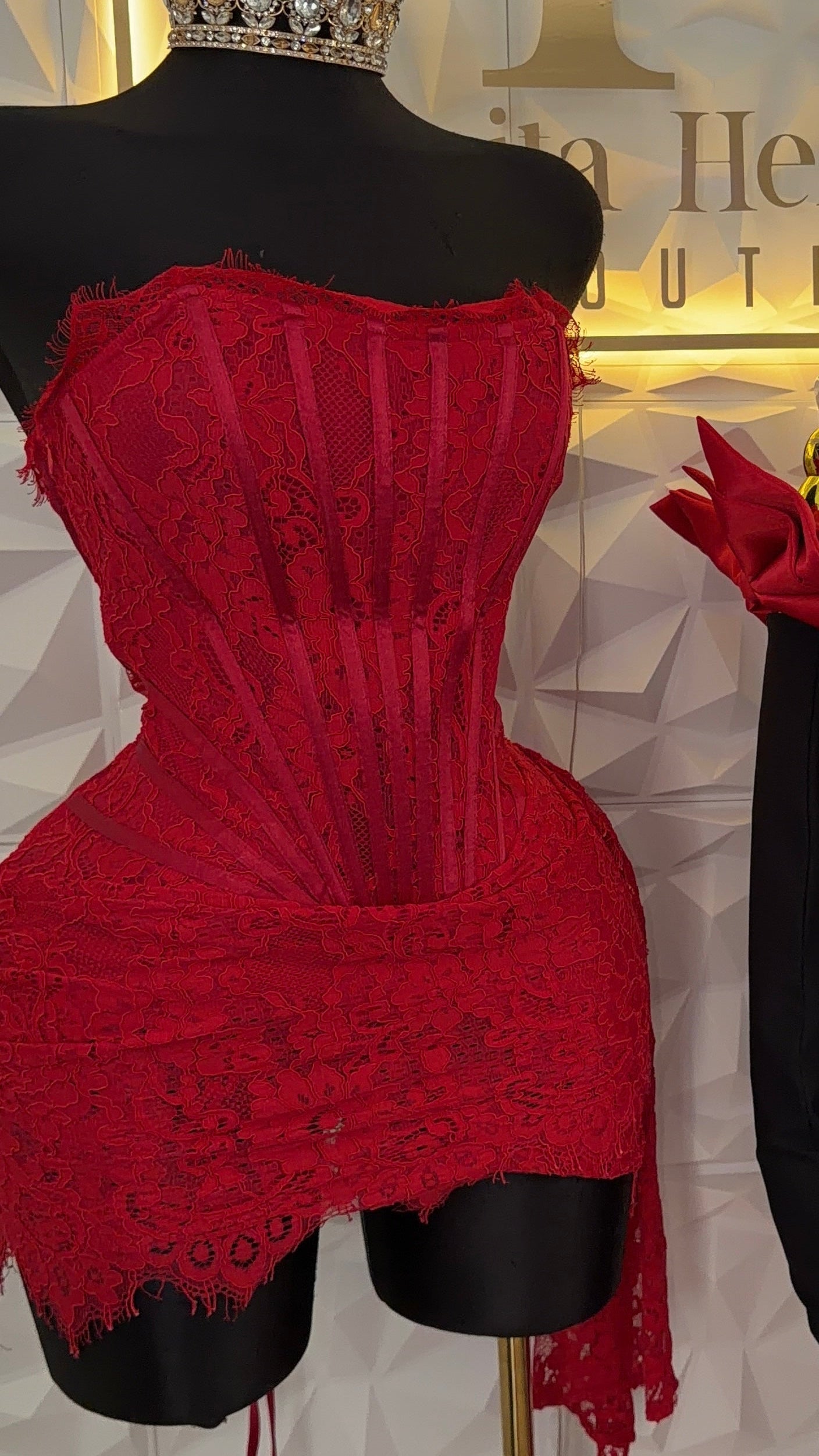 Vestido corset premium rojo