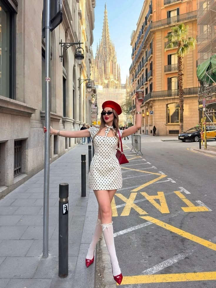 Vestido polka