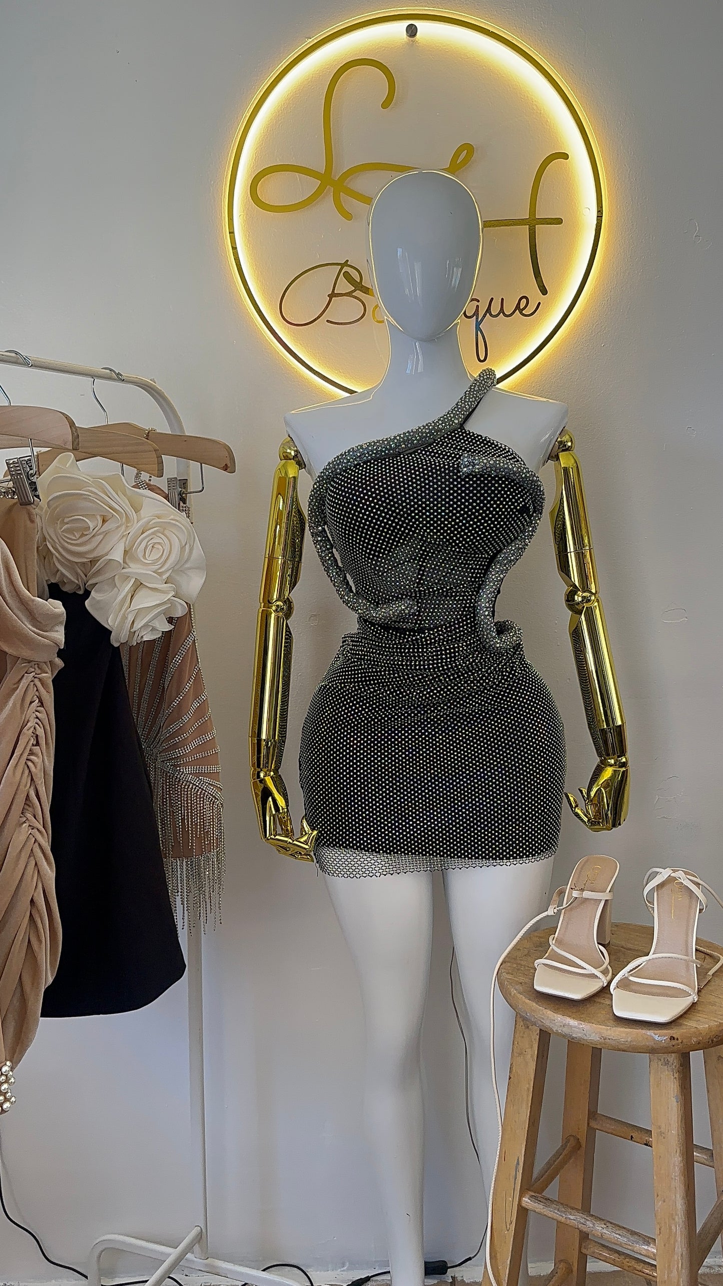 Vestido serpiente black
