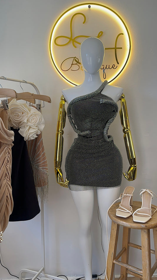 Vestido serpiente black