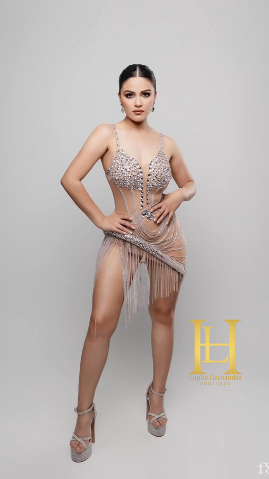 Vestido delux de Piedreria