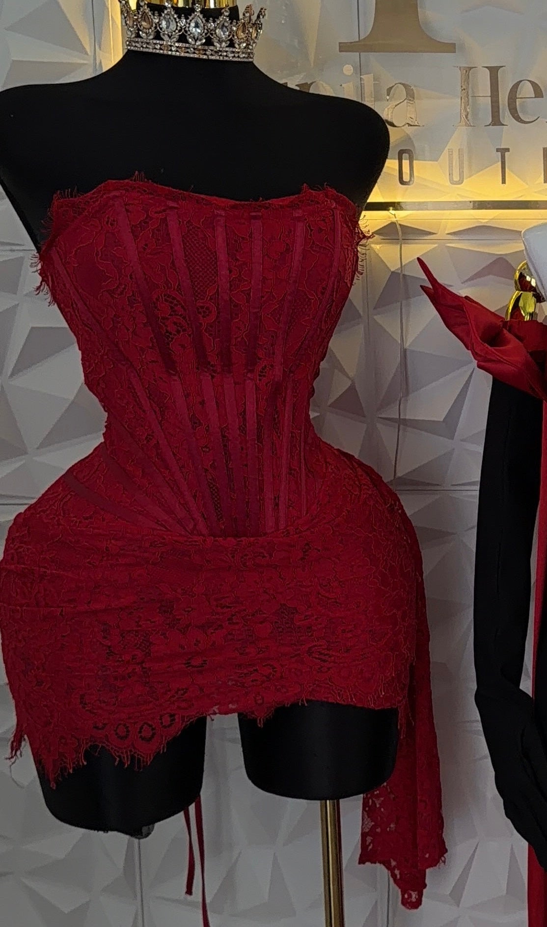 Vestido corset premium rojo