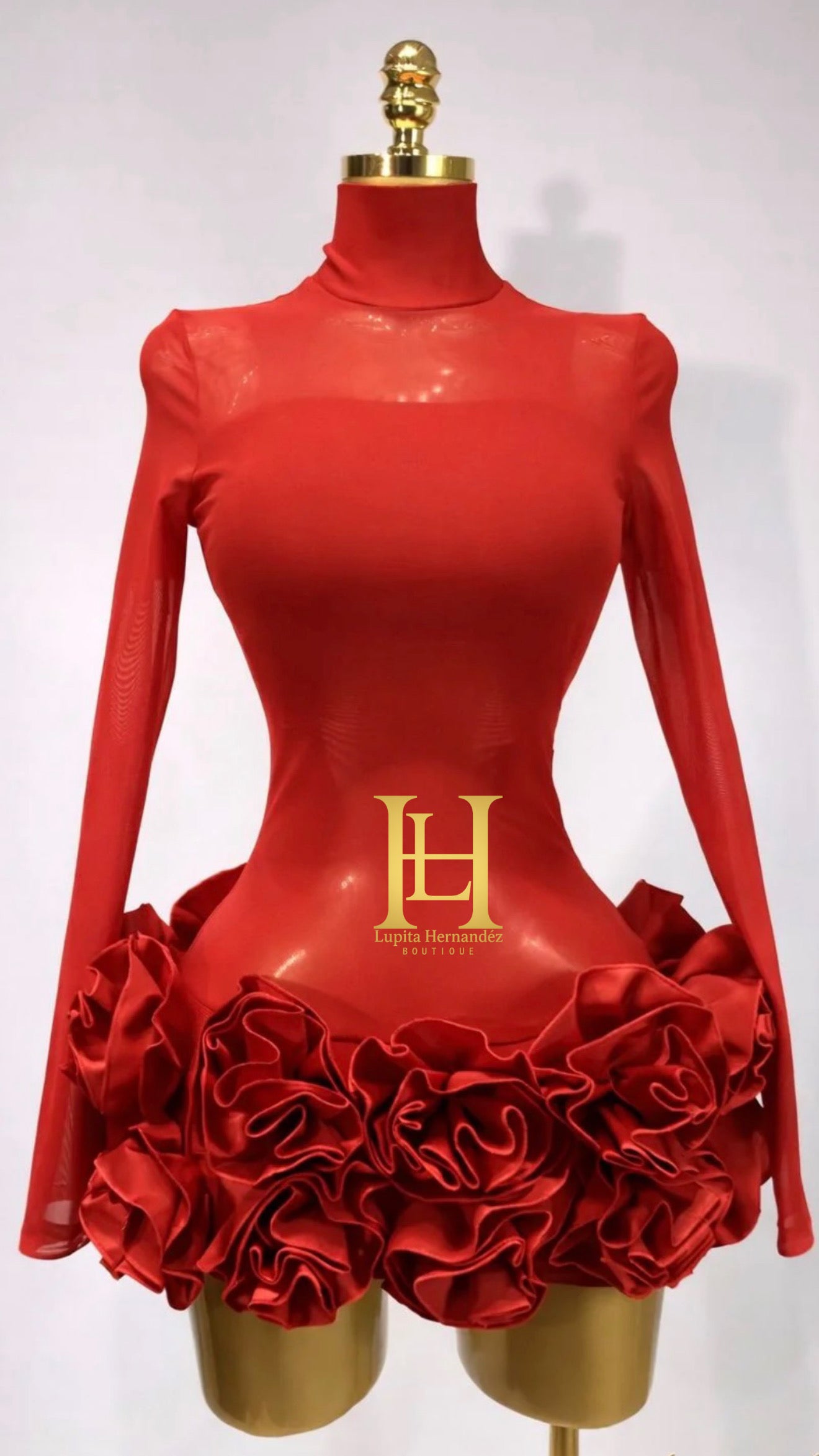 Vestido bandaje con flores