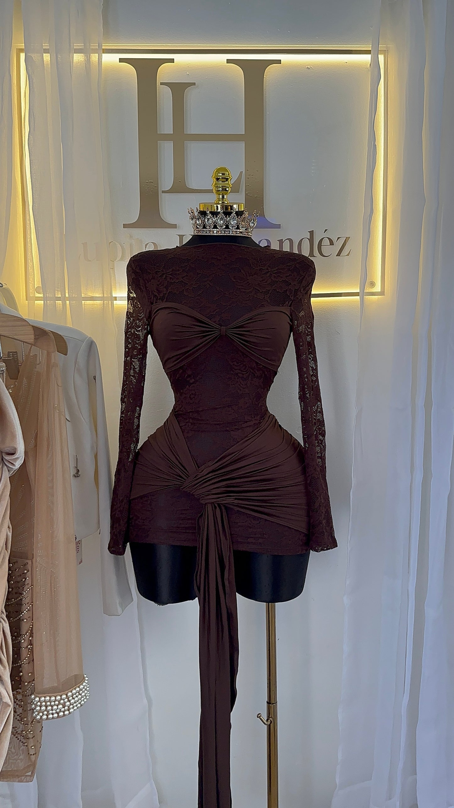 Vestido chocolate