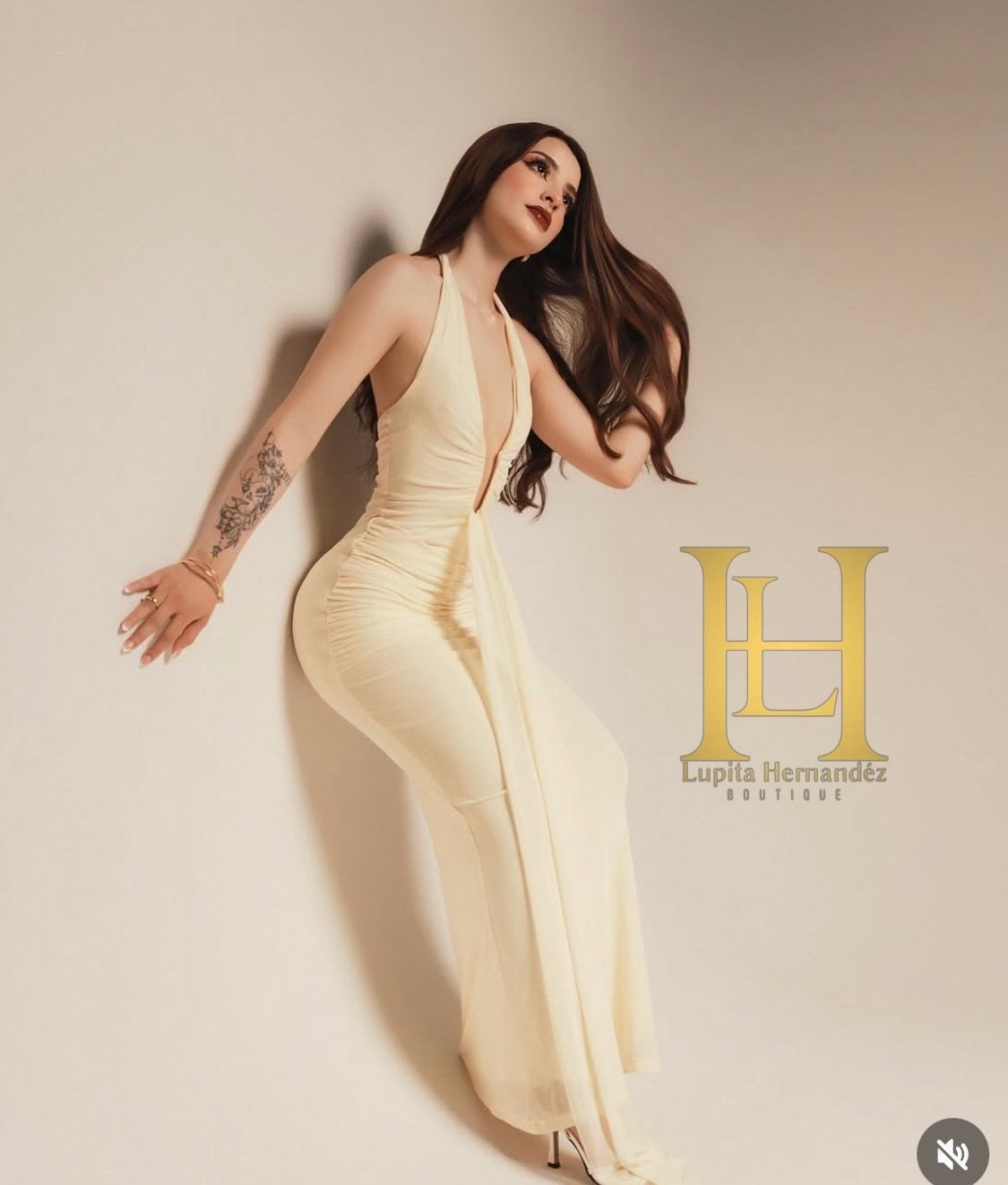 Vestido largo amarillo