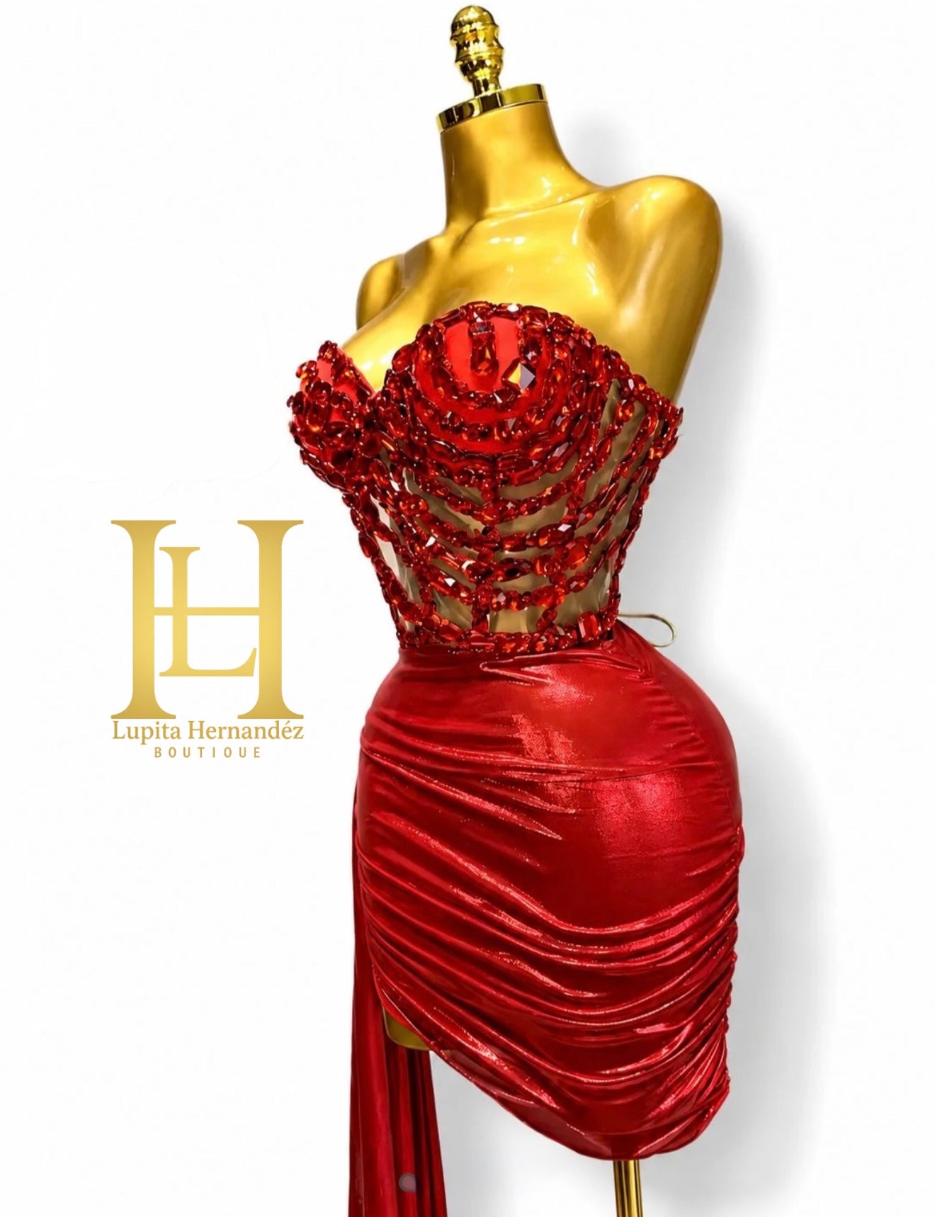 Conjunto de corset con Piedreria