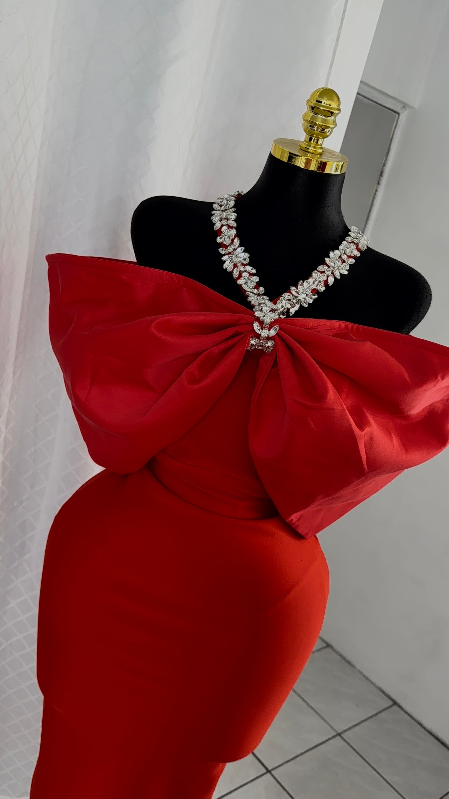 Vestido súper moño