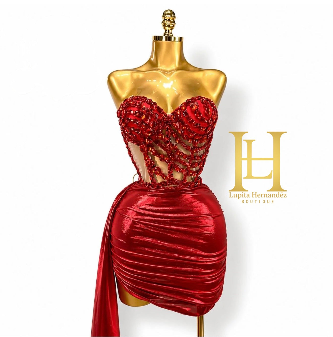 Conjunto de corset con Piedreria