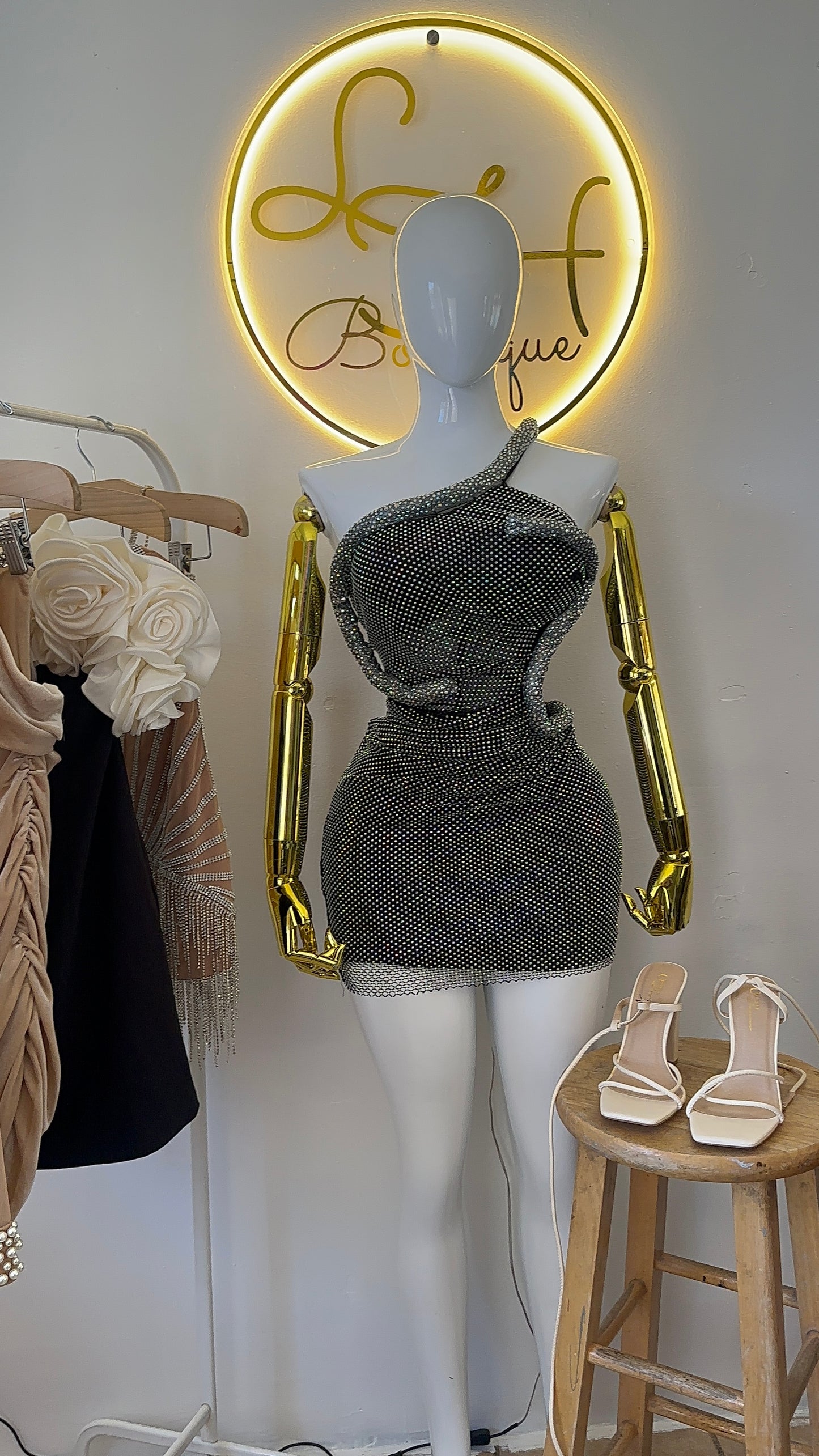 Vestido serpiente black